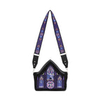  Restyle crossbody bag with cathedral and aurora borealis embroidery - full view