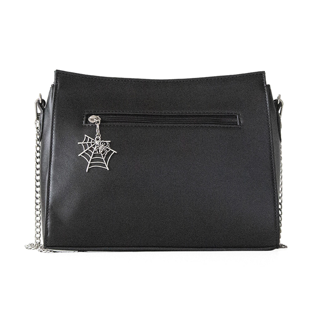  Banned Alternative Mabris black crossbody bag - rear view