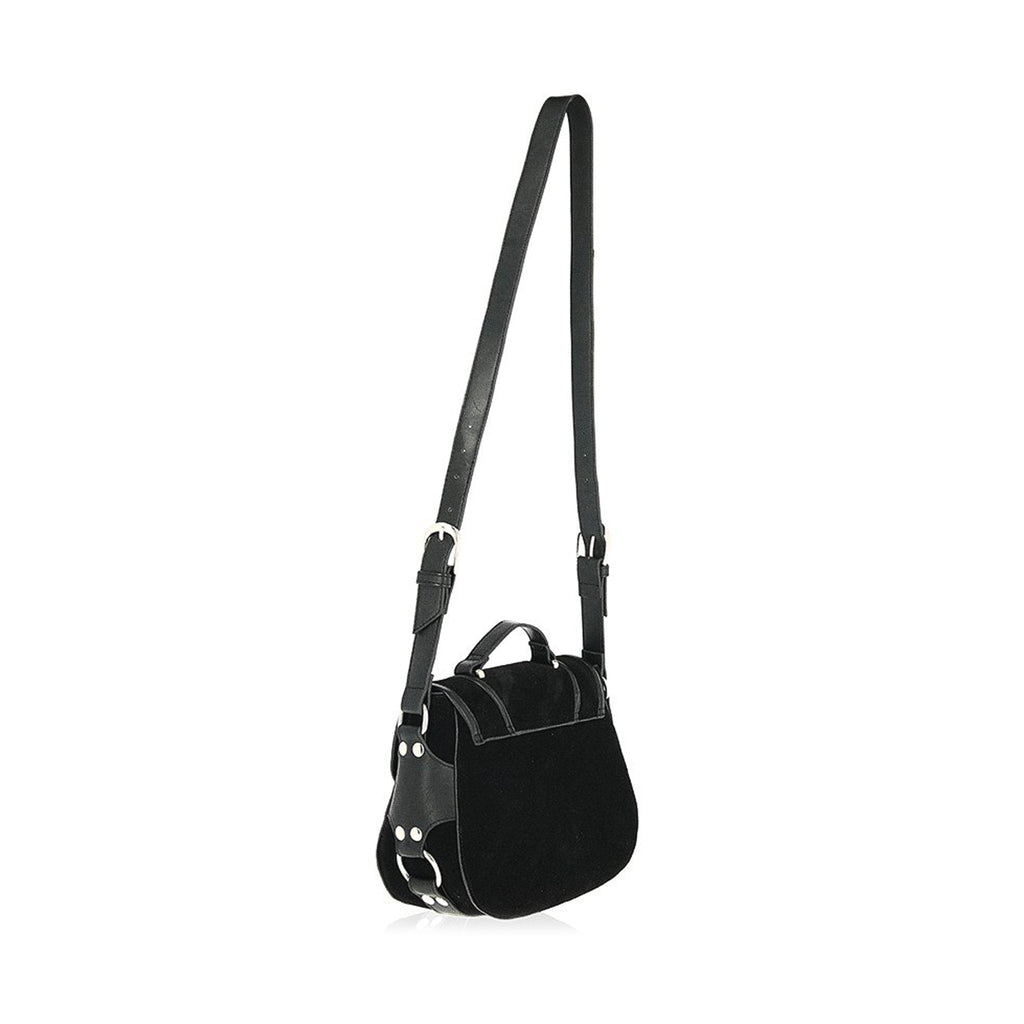  Restyle Triple Goddess black crossbody bag with metal details - rear view