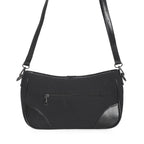  Banned Alternative Earthworm black shoulder/crossbody bag with chain - rear view