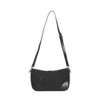  Banned Alternative Earthworm black shoulder/crossbody bag with chain - rear strap view