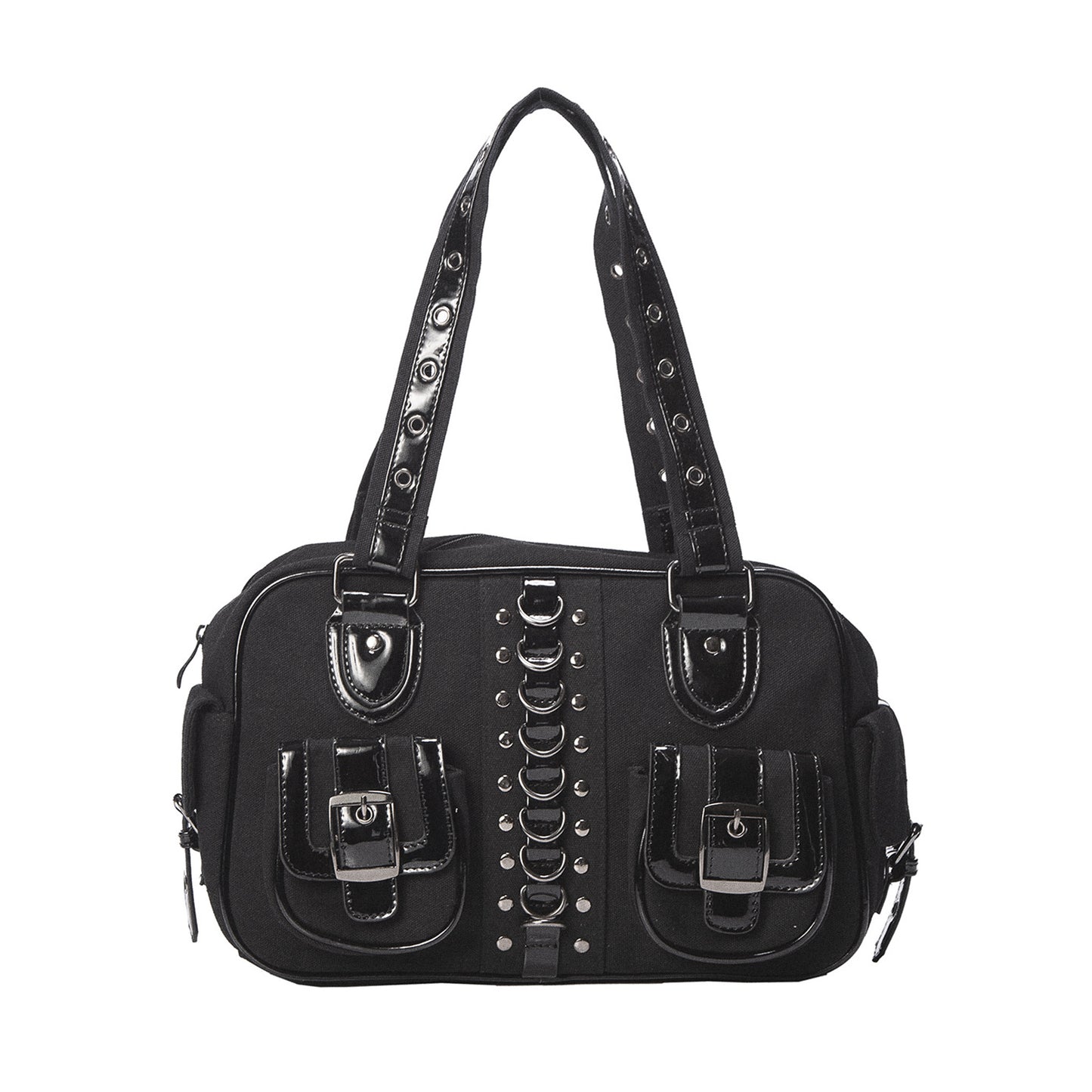 Bolso de hombro Rhapsody de Banned Alternative color negro vista frontal