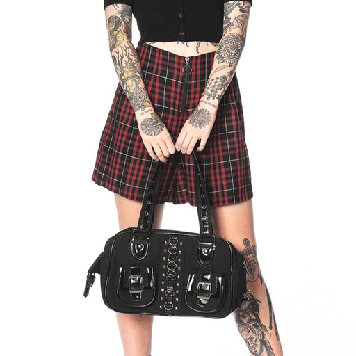  Banned Alternative Rhapsody black shoulder bag - worn by model