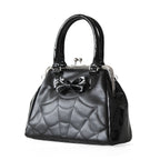  Banned Alternative Femme Fatale black handbag - front angle view