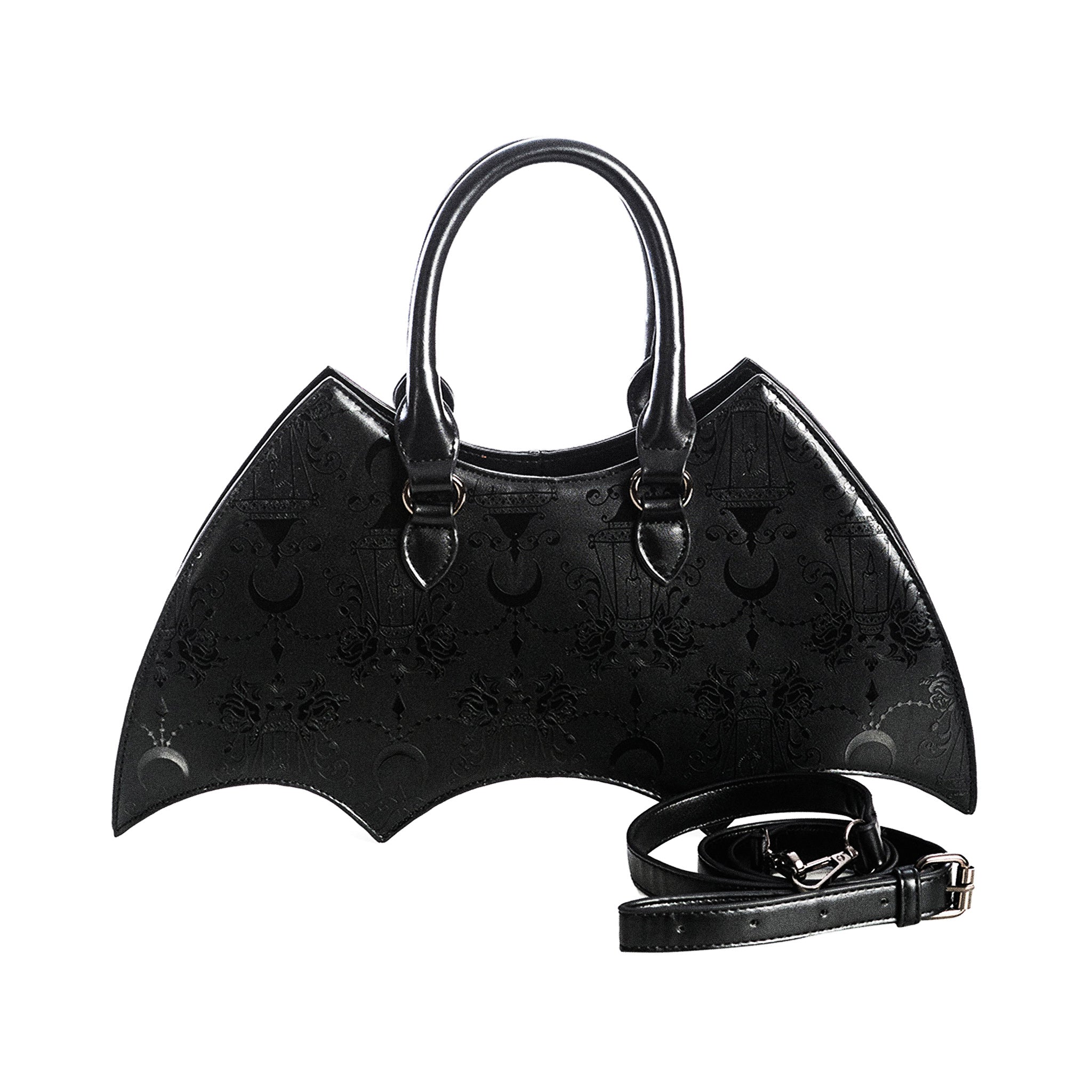  Banned Alternative Obscure Chandelier bat-shaped handbag/crossbody - with strap