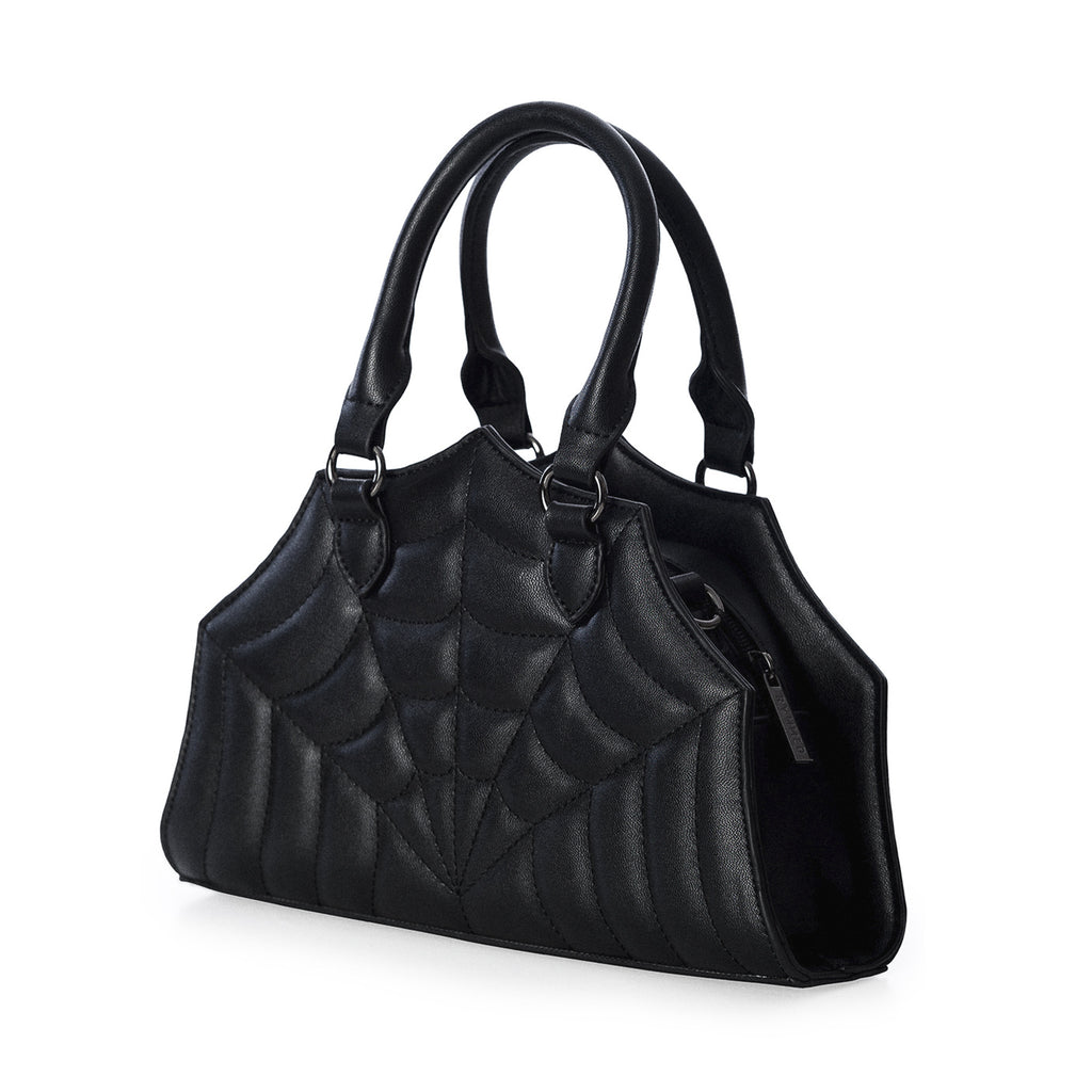  Banned Alternative Sirin black handbag - front angle view
