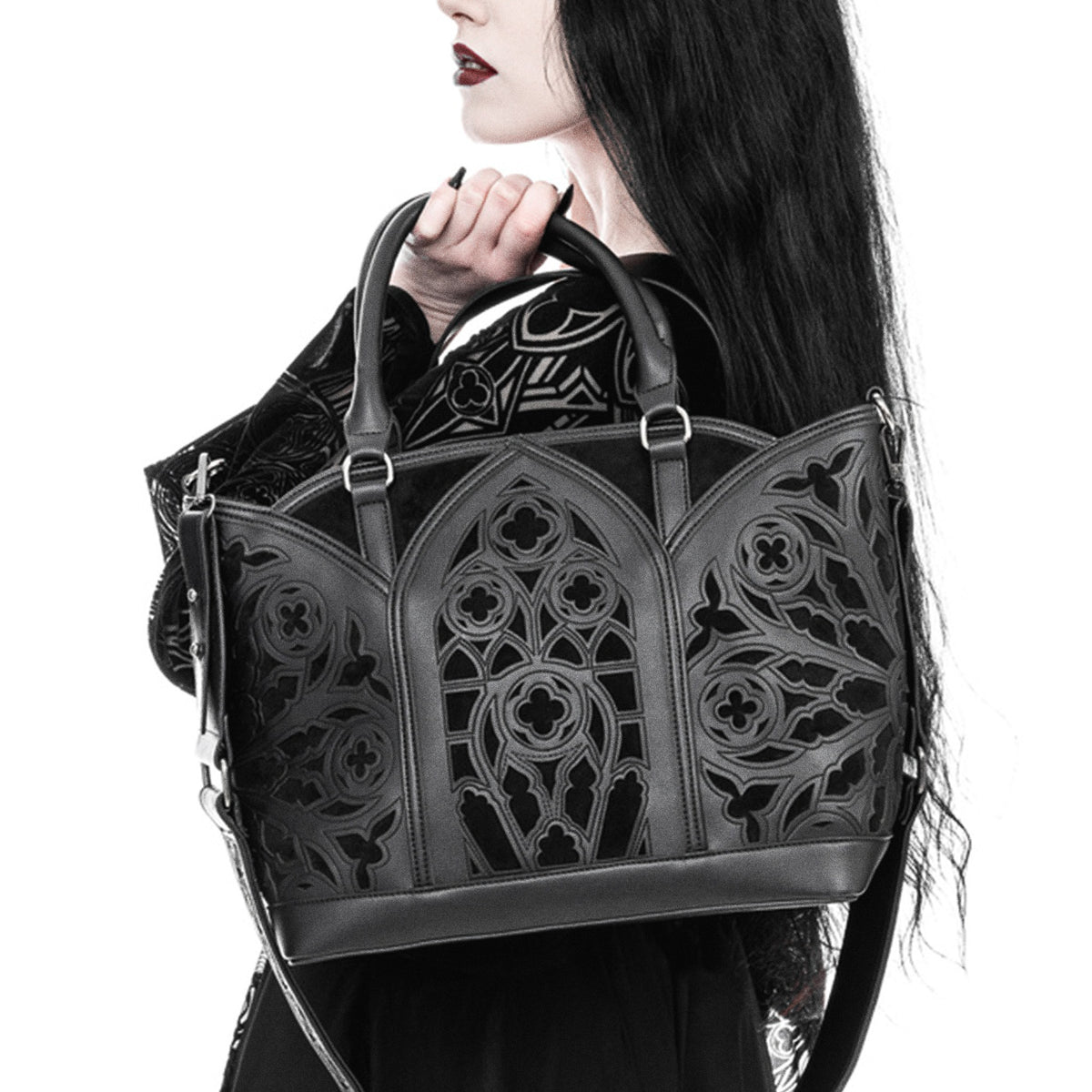 Borsa a tracolla gotica Restyle - aurora boreale - borsa a tracolla