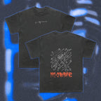  Halfcurve brand Carbine design black short sleeve t-shirt - full view
