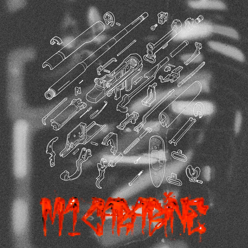  Halfcurve brand Carbine t-shirt design detail