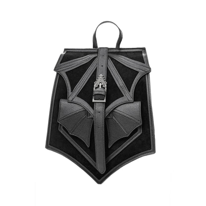 Mochila diseño inspirado en murciélago de Restyle modelo Chiroptera vista frontal