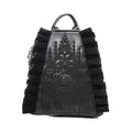  Restyle Midnight Moon backpack with cathedral and moon embroidery - front view