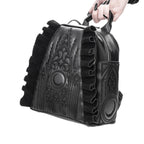  Restyle Midnight Moon backpack with cathedral and moon embroidery - side view