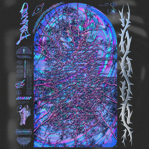  Halfcurve 'paranoid' short sleeve t-shirt design detail