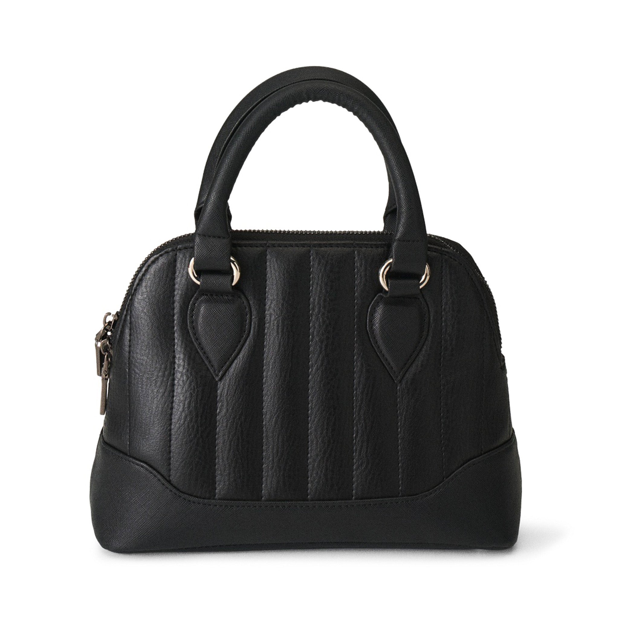  mostrando las costuras verticales y las asas superiores.