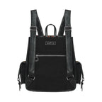 Mochila grande bordada estilo whimsigoth forestcore aesthetic con zorro, flores y medialuna modelo Mystic Fox de Restyle vista posterior