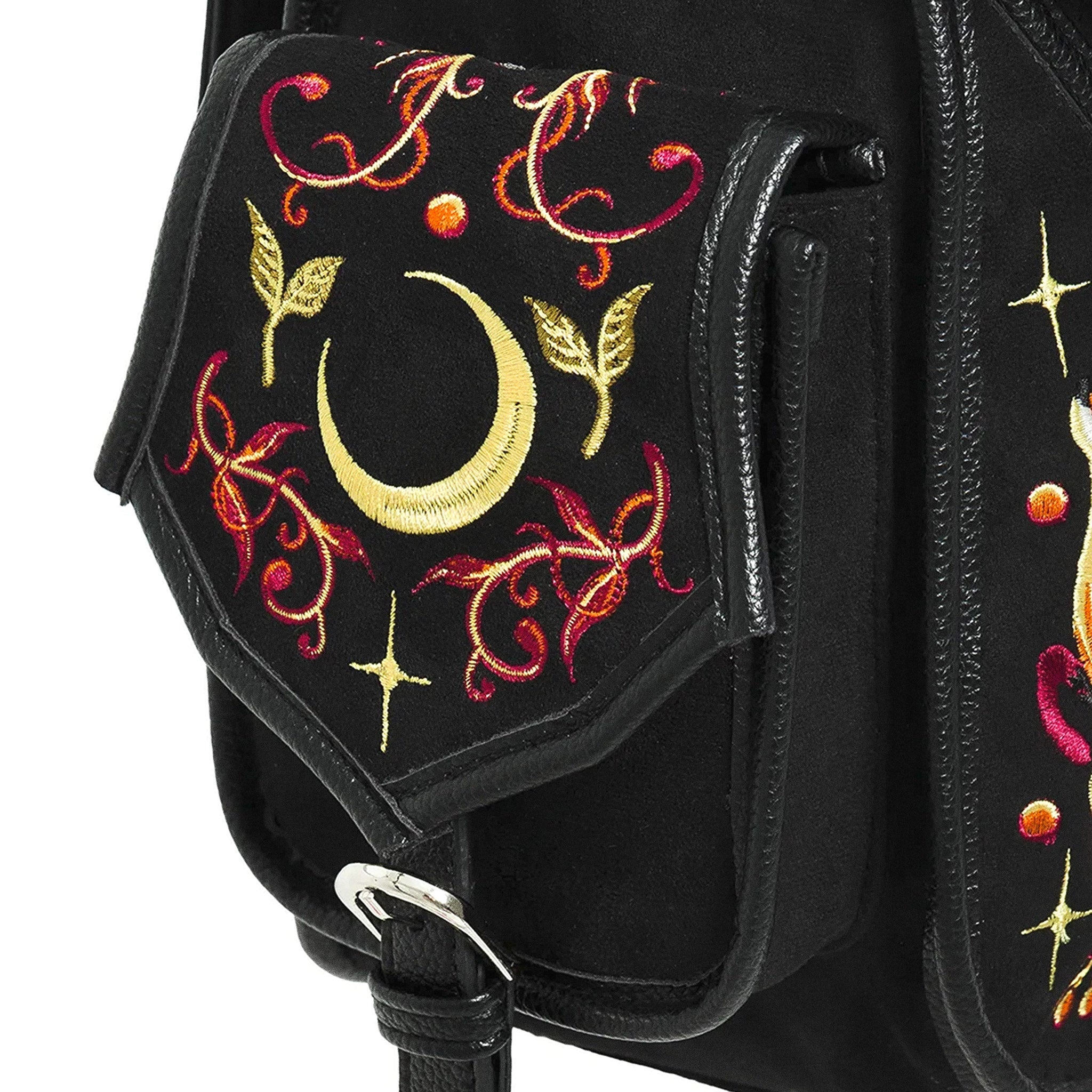  flores y medialuna modelo Mystic Fox de Restyle vista detalle de bolsillo lateral