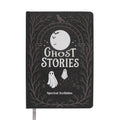 Portada de libreta A5 con diseño de fantasmas estilo spooky.