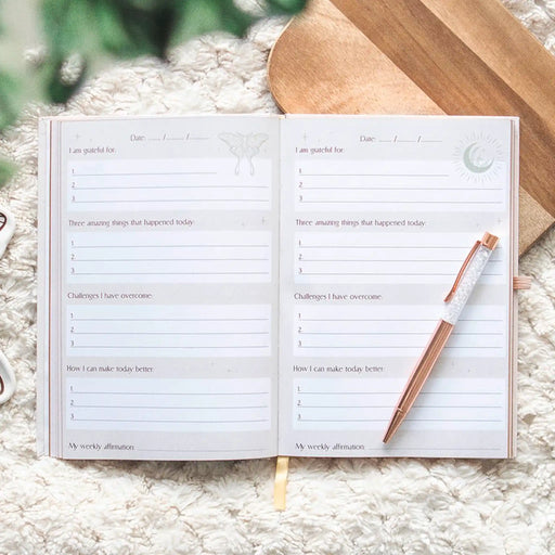 "Luna Moth Daily Reflection" Journal