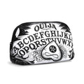 Neceser gótico para maquillaje con diseño de tablero Ouija de la marca Liquorbrand 