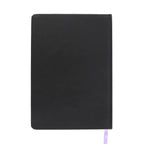 Parte posterior de libreta de plantas venenosas negra lisa.