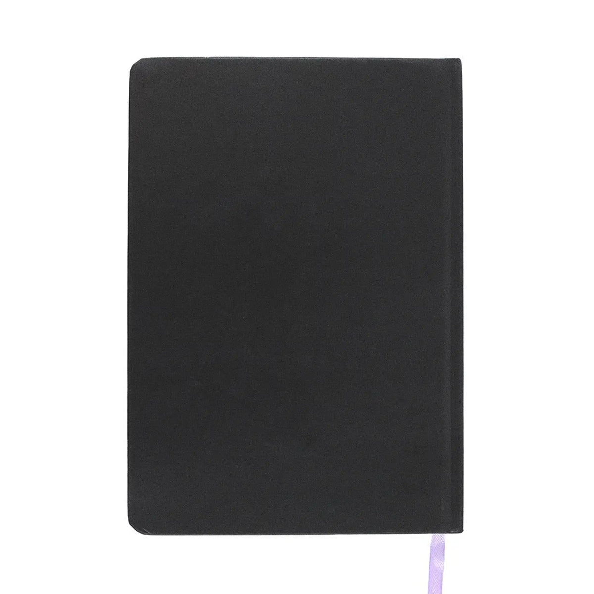 Parte posterior de libreta de plantas venenosas negra lisa.